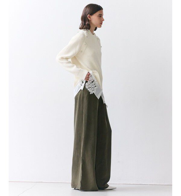 BEIGE,「FRANKLIN / ドレープタックワイドパンツ」|その他|