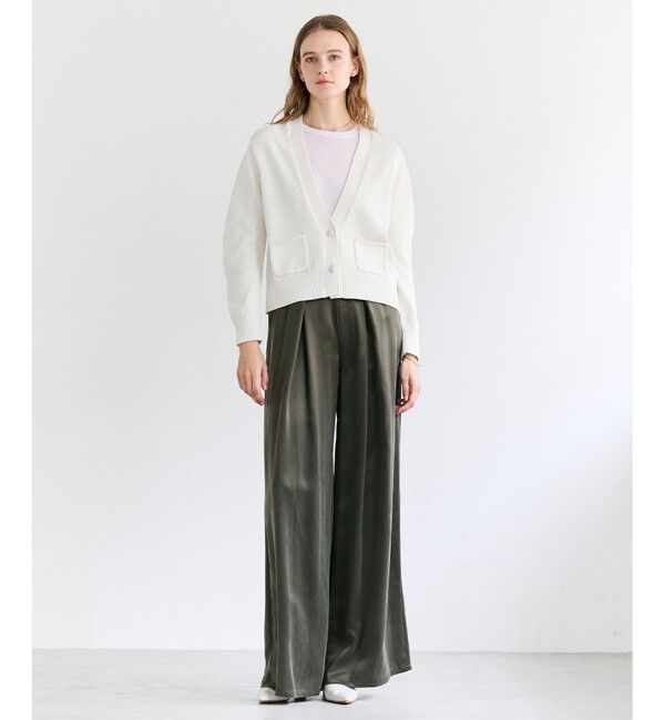 BEIGE,「FRANKLIN / ドレープタックワイドパンツ」|その他|