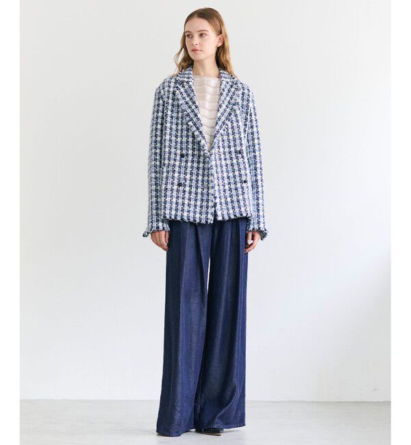 BEIGE,「FRANKLIN / ドレープタックワイドパンツ」|その他|