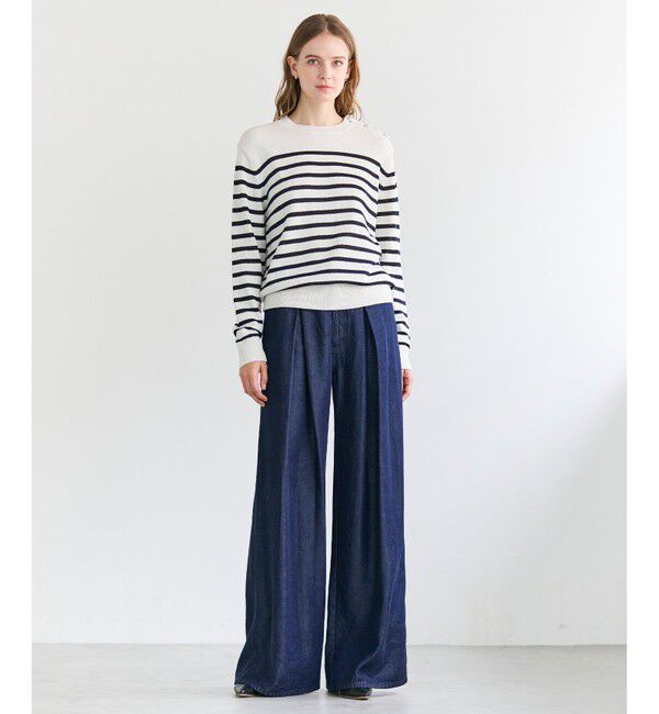 BEIGE,「FRANKLIN / ドレープタックワイドパンツ」|その他|