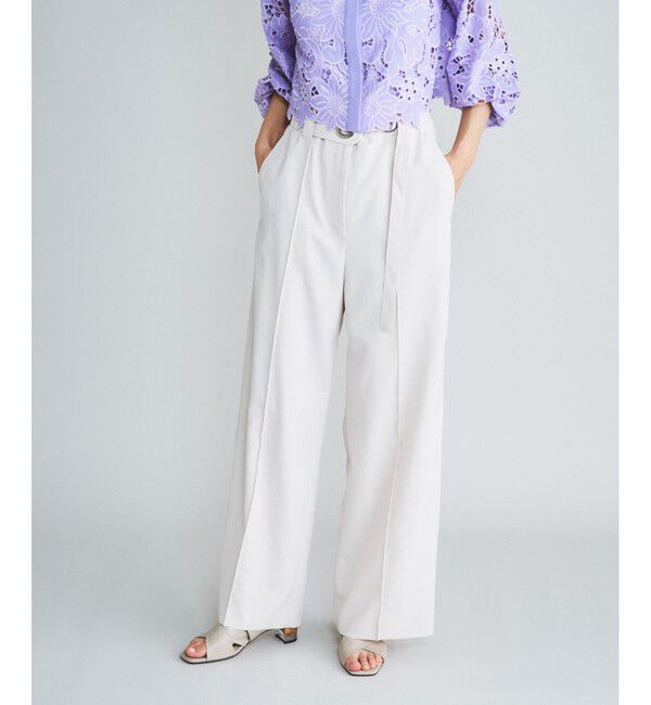  「リングベルトワイドパンツ」|その他|