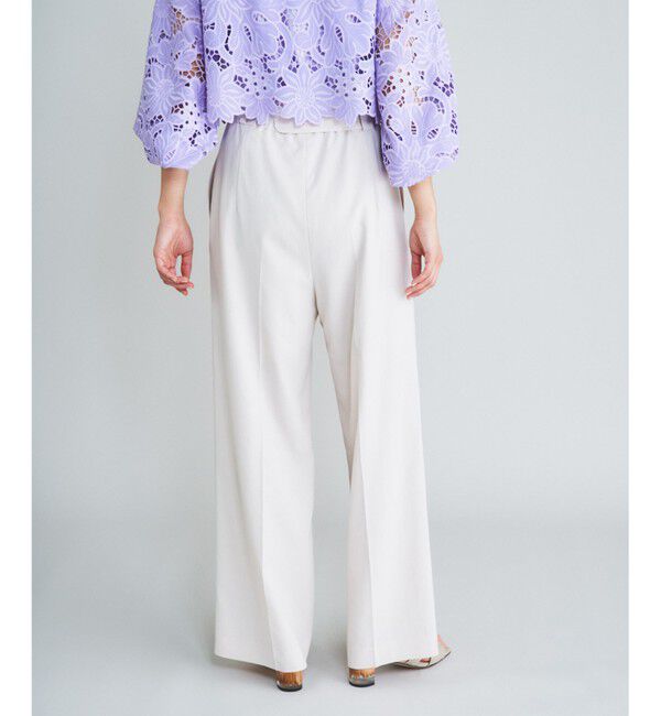  「リングベルトワイドパンツ」|その他|