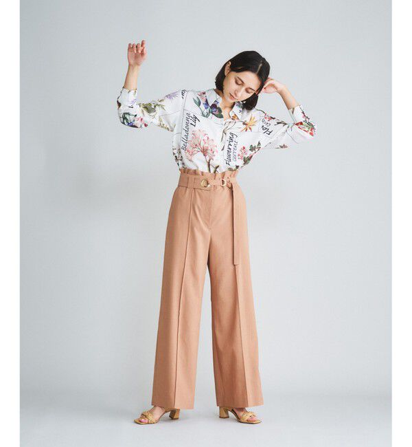  「リングベルトワイドパンツ」|その他|