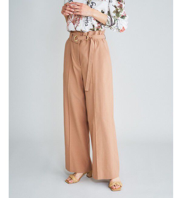  「リングベルトワイドパンツ」|その他|