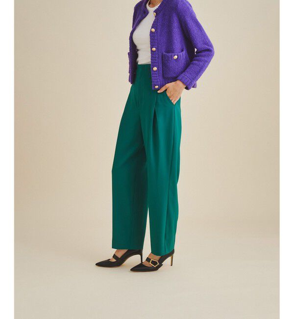 Grace Class「ツイルストレッチコクーンパンツ」|その他|グリーン