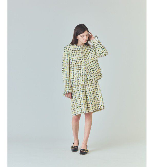  「チュールヤーンツイードパンツ」|その他|