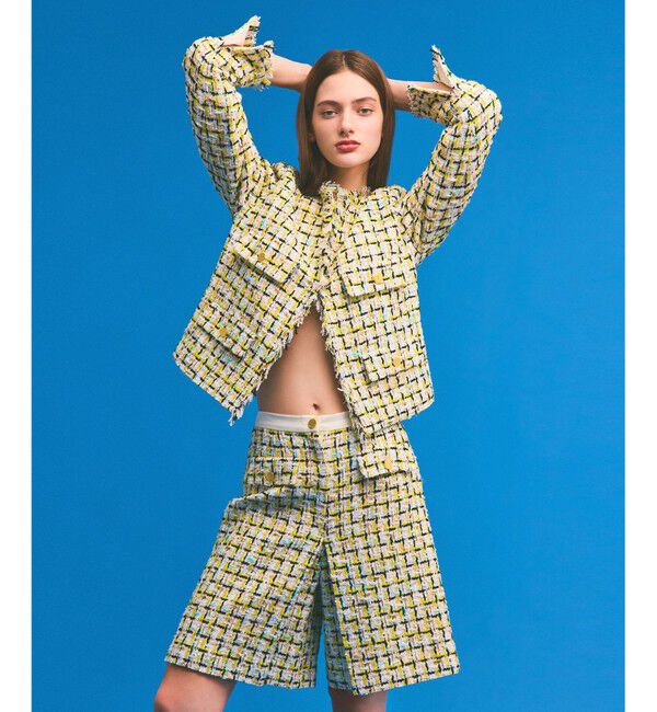  「チュールヤーンツイードパンツ」|その他|