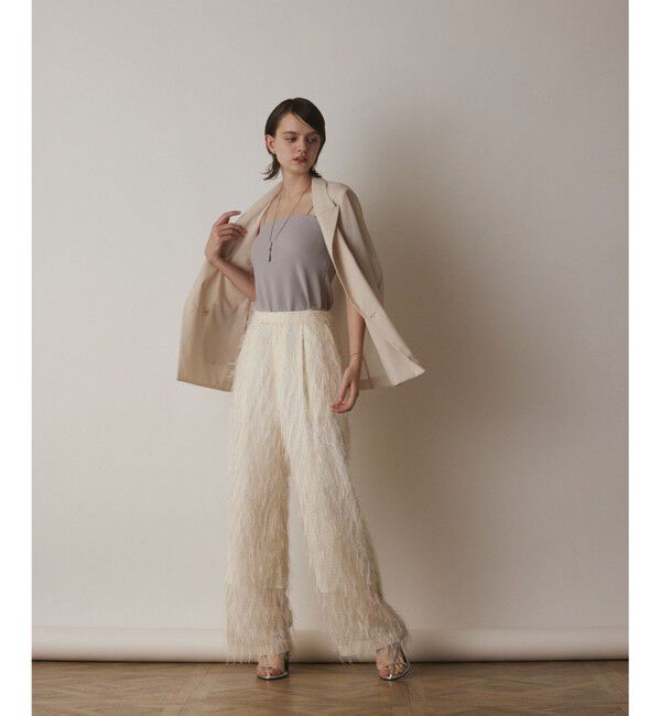  「フリンジワンタックパンツ」|その他|キナリ