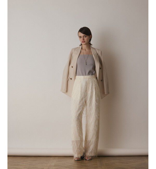  「フリンジワンタックパンツ」|その他|