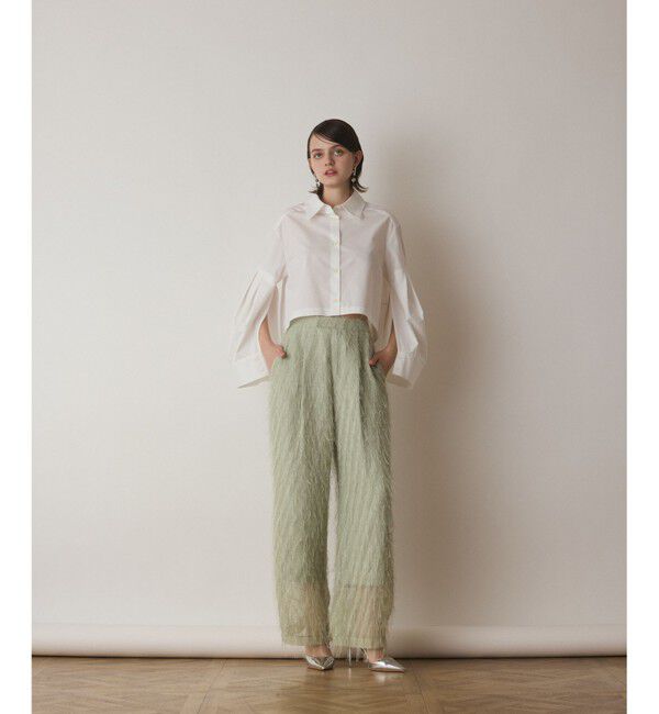  「フリンジワンタックパンツ」|その他|