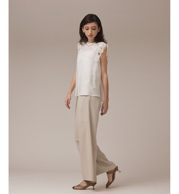 GRACE CONTINENTAL「カラミタックワイドパンツ」|その他|