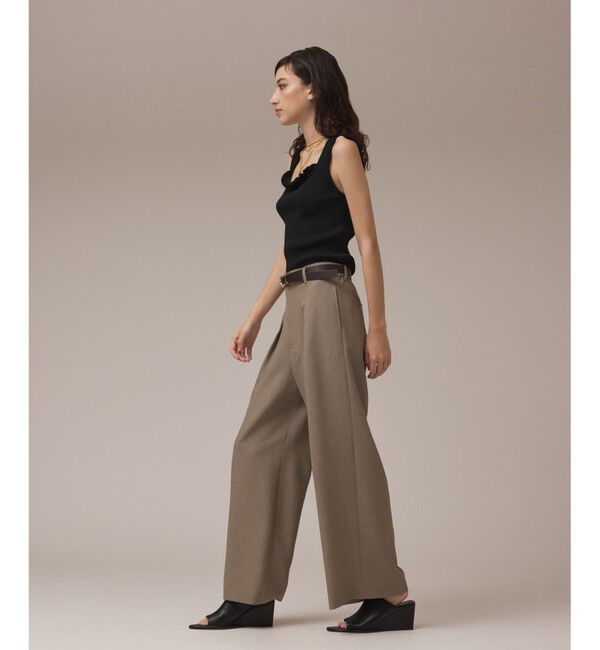 GRACE CONTINENTAL「カラミタックワイドパンツ」|その他|