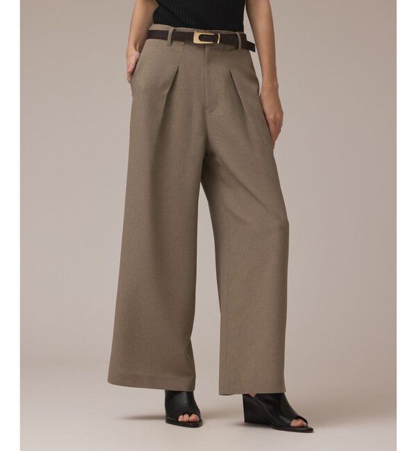 GRACE CONTINENTAL「カラミタックワイドパンツ」|その他|