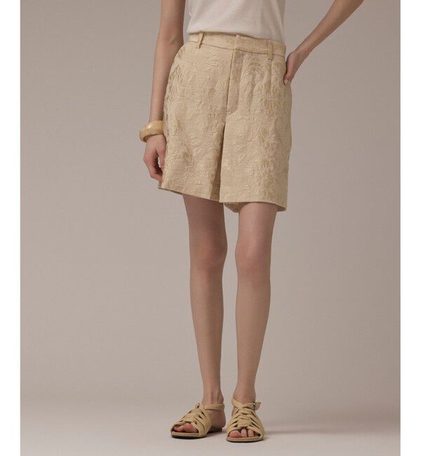 GRACE CONTINENTAL「リーフジャガードショートパンツ」|その他|