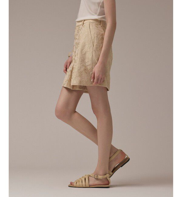 GRACE CONTINENTAL「リーフジャガードショートパンツ」|その他|