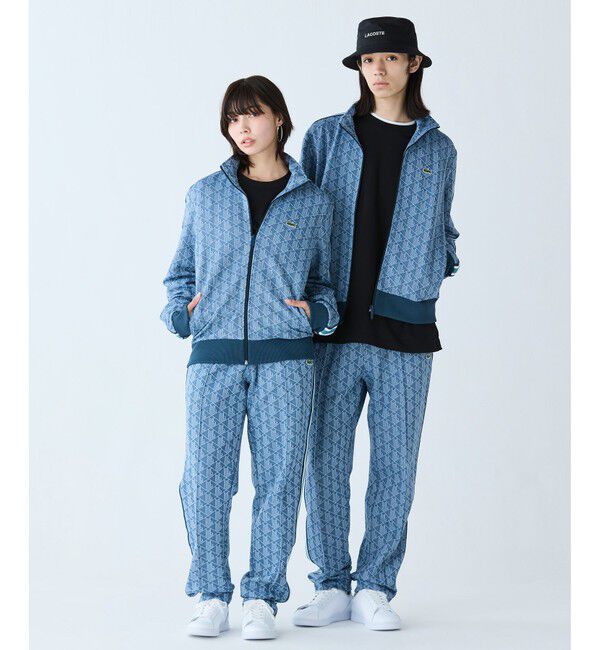 LACOSTE「サイドテーピングモノグラムジャカードトラックパンツ」|その他|