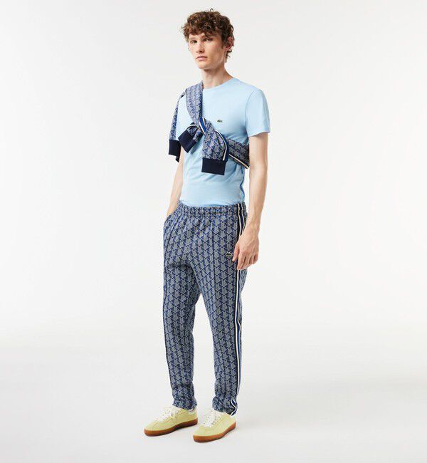 LACOSTE「サイドテーピングモノグラムジャカードトラックパンツ」|その他|