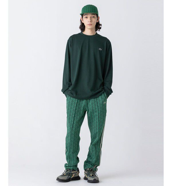 LACOSTE「サイドテーピングモノグラムジャカードトラックパンツ」|その他|