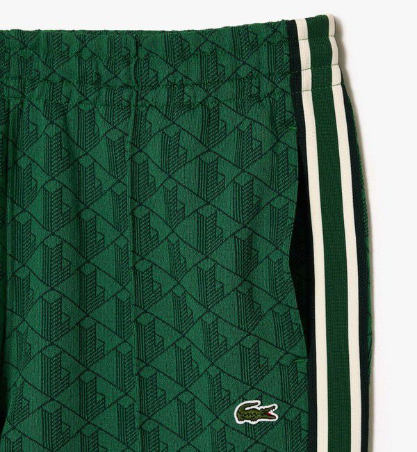 LACOSTE「サイドテーピングモノグラムジャカードトラックパンツ」|その他|