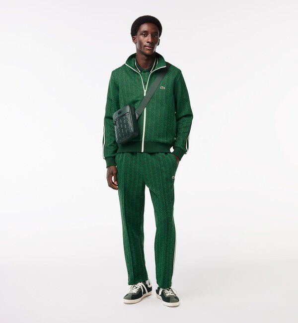 LACOSTE「サイドテーピングモノグラムジャカードトラックパンツ」|その他|