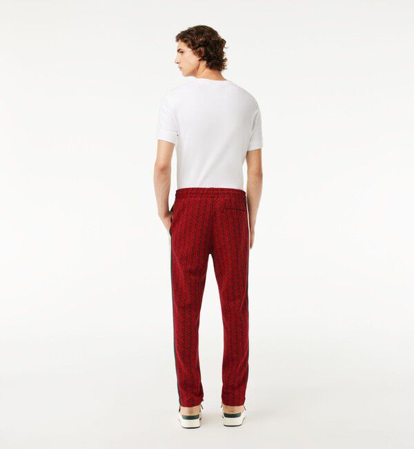 LACOSTE「サイドテーピングモノグラムジャカードトラックパンツ」|その他|