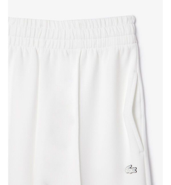 LACOSTE「ダブルフェイス鹿の子地ワイドトラックパンツ」|その他|