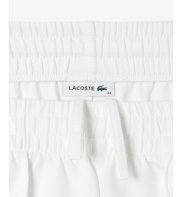 LACOSTE「ダブルフェイス鹿の子地ワイドトラックパンツ」|その他|