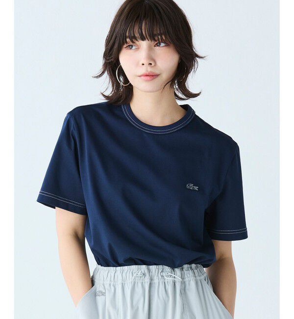 LACOSTE「配色ステッチTシャツ」|Tシャツ・カットソー|