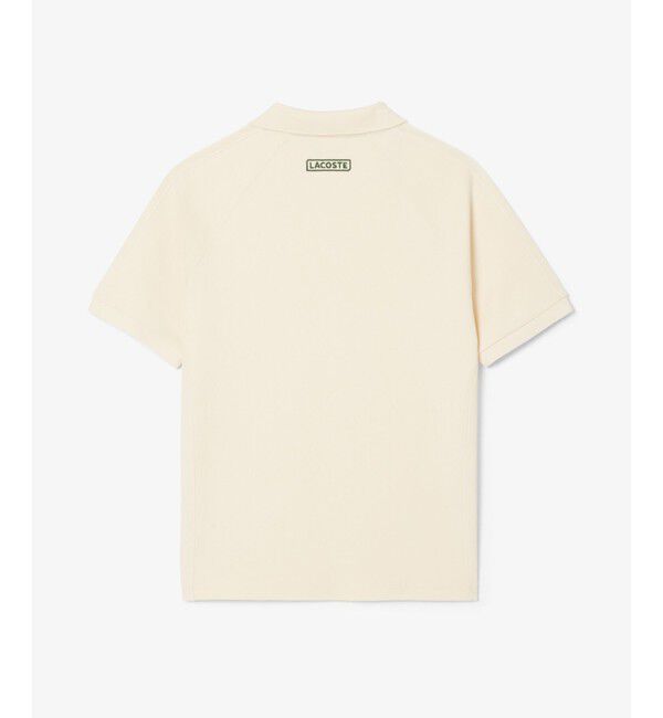 LACOSTE「メッシュショルダーオープンネックシャツ」|ポロシャツ|