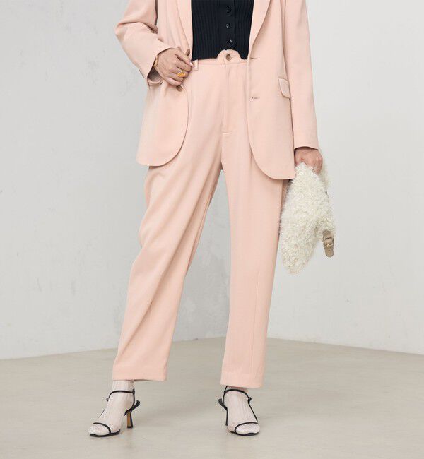 Rie Miller「《セットアップ対応》ウォッシャブルハイウエストバギーパンツ」|その他|