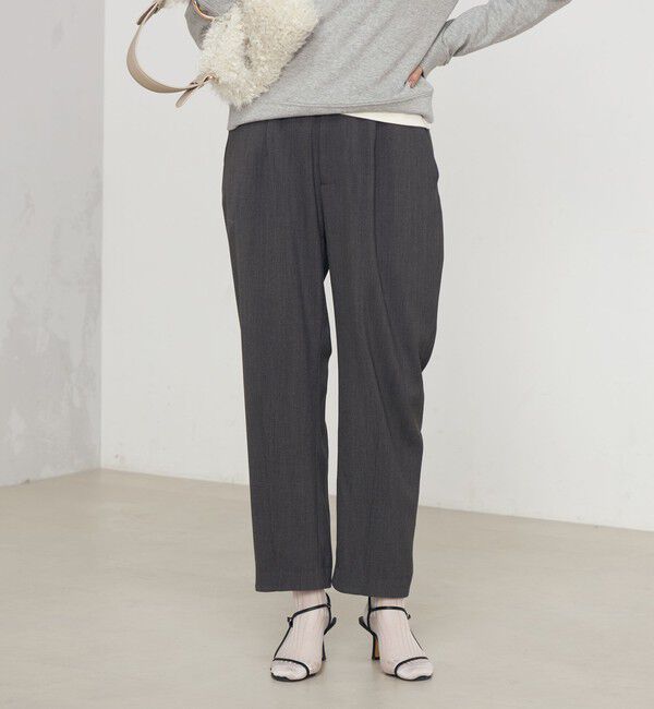 Rie Miller「《セットアップ対応》ウォッシャブルハイウエストバギーパンツ」|その他|