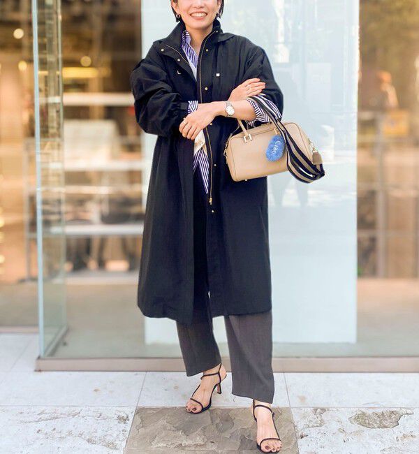 Rie Miller「《セットアップ対応》ウォッシャブルハイウエストバギーパンツ」|その他|