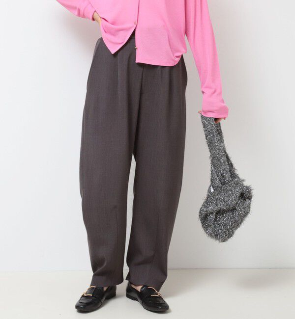 Rie Miller「《セットアップ対応》ウォッシャブルハイウエストバギーパンツ」|その他|