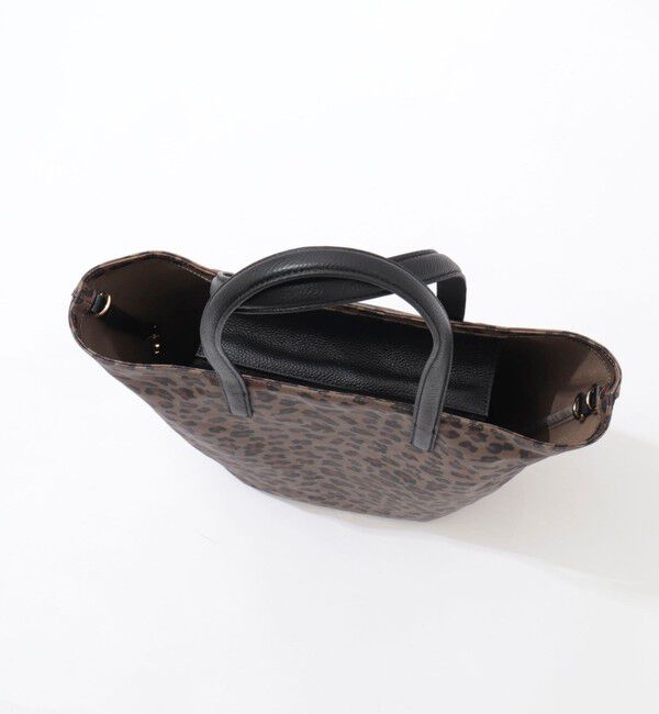 NOLLEY'S「レオパード柄縦長トートバッグ」|ショルダー・メッセンジャー|