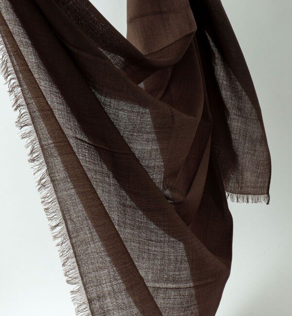 NOLLEY'S goodman「梳毛ウールマフラー100」|ストール|ブラウン
