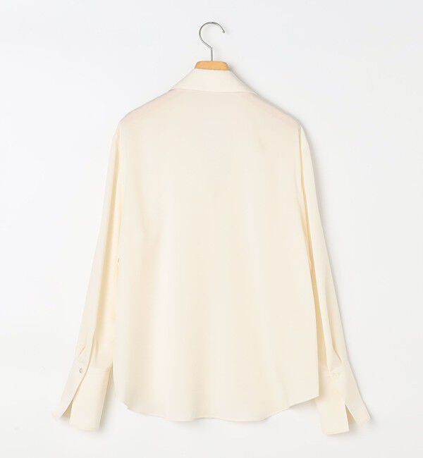 NOLLEY'S sophi「ウォッシャブルスエードサテンシャツ」|シャツ・ブラウス|