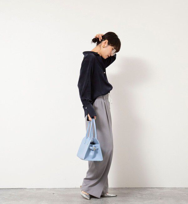 NOLLEY'S sophi「ウォッシャブルスエードサテンシャツ」|シャツ・ブラウス|