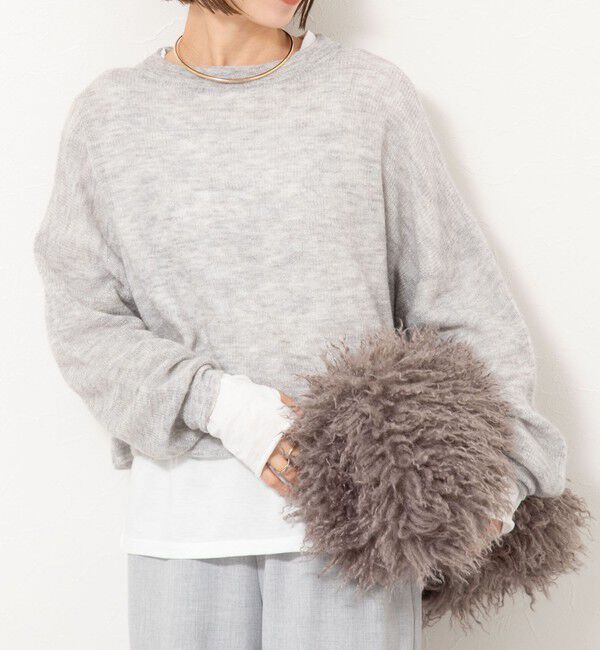 NOLLEY'S「《手洗い可能》スパンコールプルオーバー」|ニット・セーター|