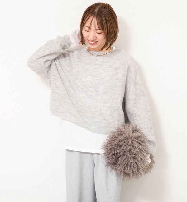 NOLLEY'S「《手洗い可能》スパンコールプルオーバー」|ニット・セーター|