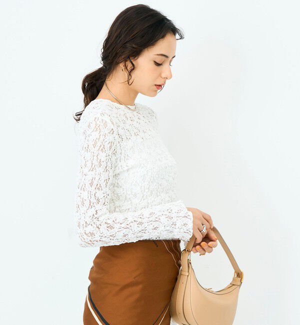 NOLLEY'S sophi「ウォッシャブルストレッチレース両前カーディガン」|カーディガン|