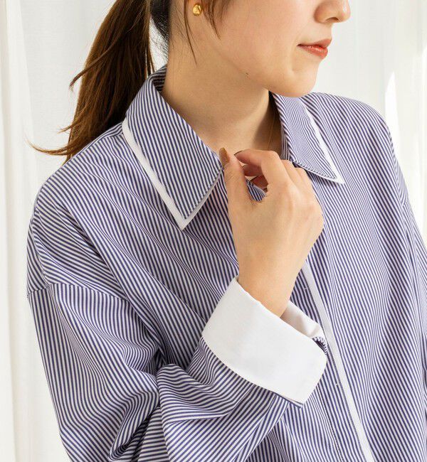 NOLLEY'S「ウォッシャブルレイヤード2WAYカラーシャツ」|シャツ・ブラウス|