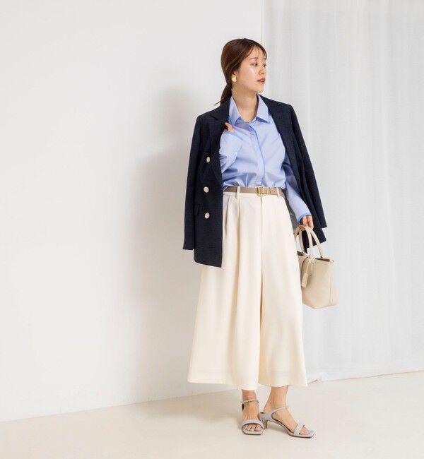 NOLLEY'S「ウォッシャブルクロップドワイドツイルパンツ」|その他|