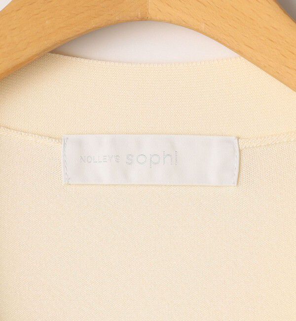 NOLLEY'S sophi「《手洗い可能》マルチファンクションVネックカーディガン」|カーディガン|