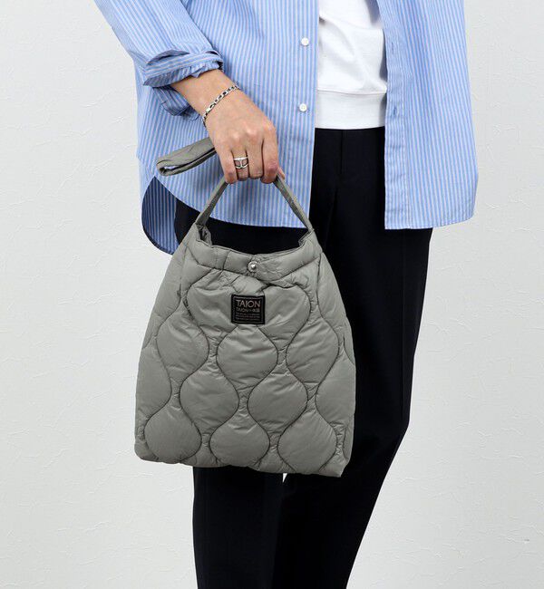 NOLLEY'S goodman「【TAION / タイオン】MILITARY CROSS BODY DOWN BAG M TAION-BG05ALSML-M」|ショルダー・メッセンジャー|