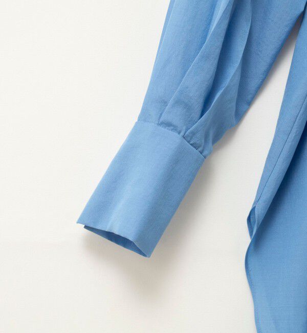 NOLLEY'S「ウォッシャブルウエストリボン2WAYロングシャツ」|シャツ・ブラウス|