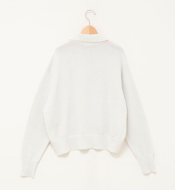 NOLLEY'S「《手洗い可能》ギマコットンポロ襟プルオーバー」|ニット・セーター|