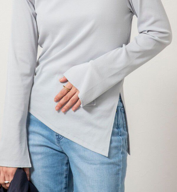 NOLLEY'S sophi「ウォッシャブルベアテレコスリットロンＴ」|Tシャツ・カットソー|