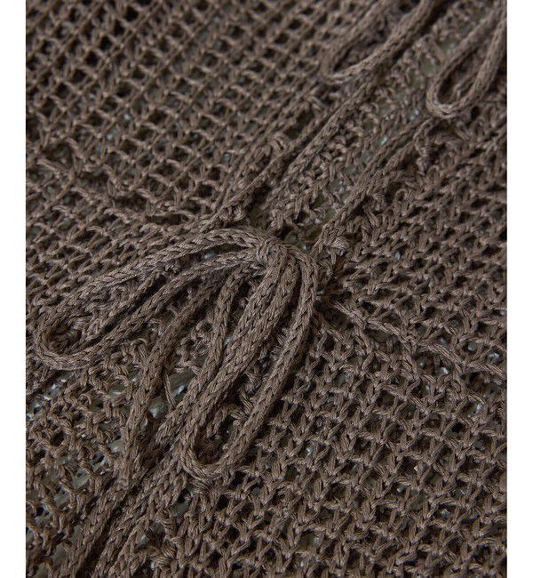 SALON adam et rope'「クロシェニットカーディガン」|カーディガン|