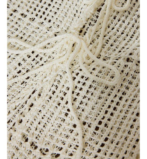 SALON adam et rope'「クロシェニットカーディガン」|カーディガン|