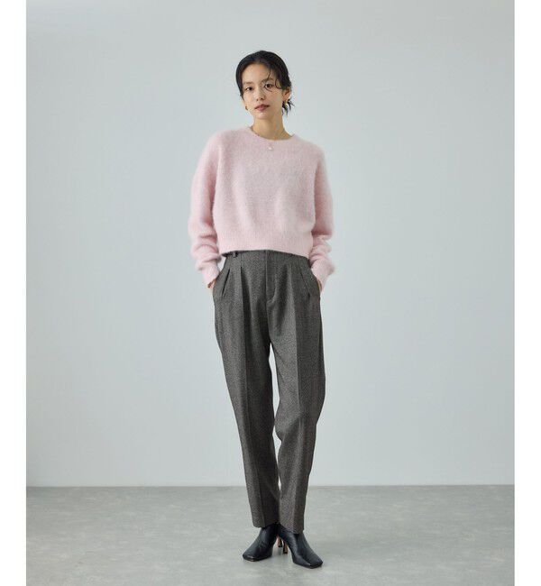 ROPE「ウールレーヨンクラシック2タックパンツ(ヘリンボーン/グレンチェック)/セットアップ対応」|その他|